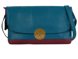 The Doubles Jean Cross Body, Leather, Blue/Burgundy, SP14101, DB/K, 2*